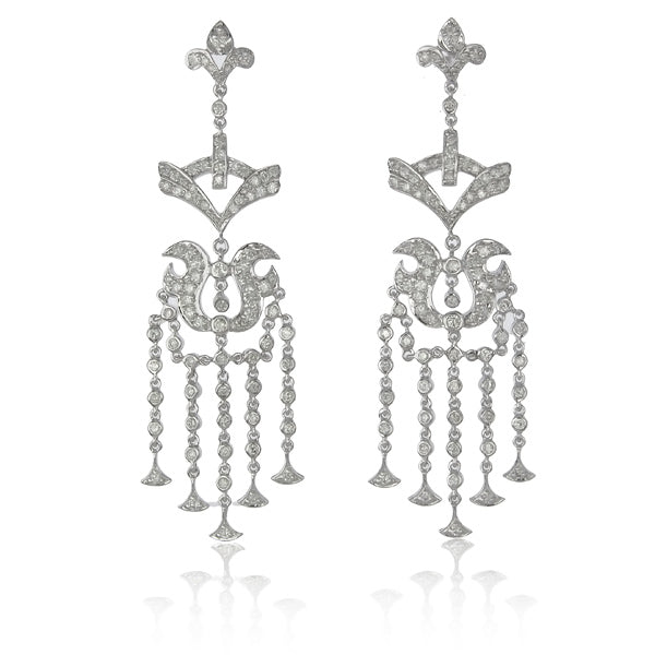 Chandelier Earrings 18kw s/w Diamond