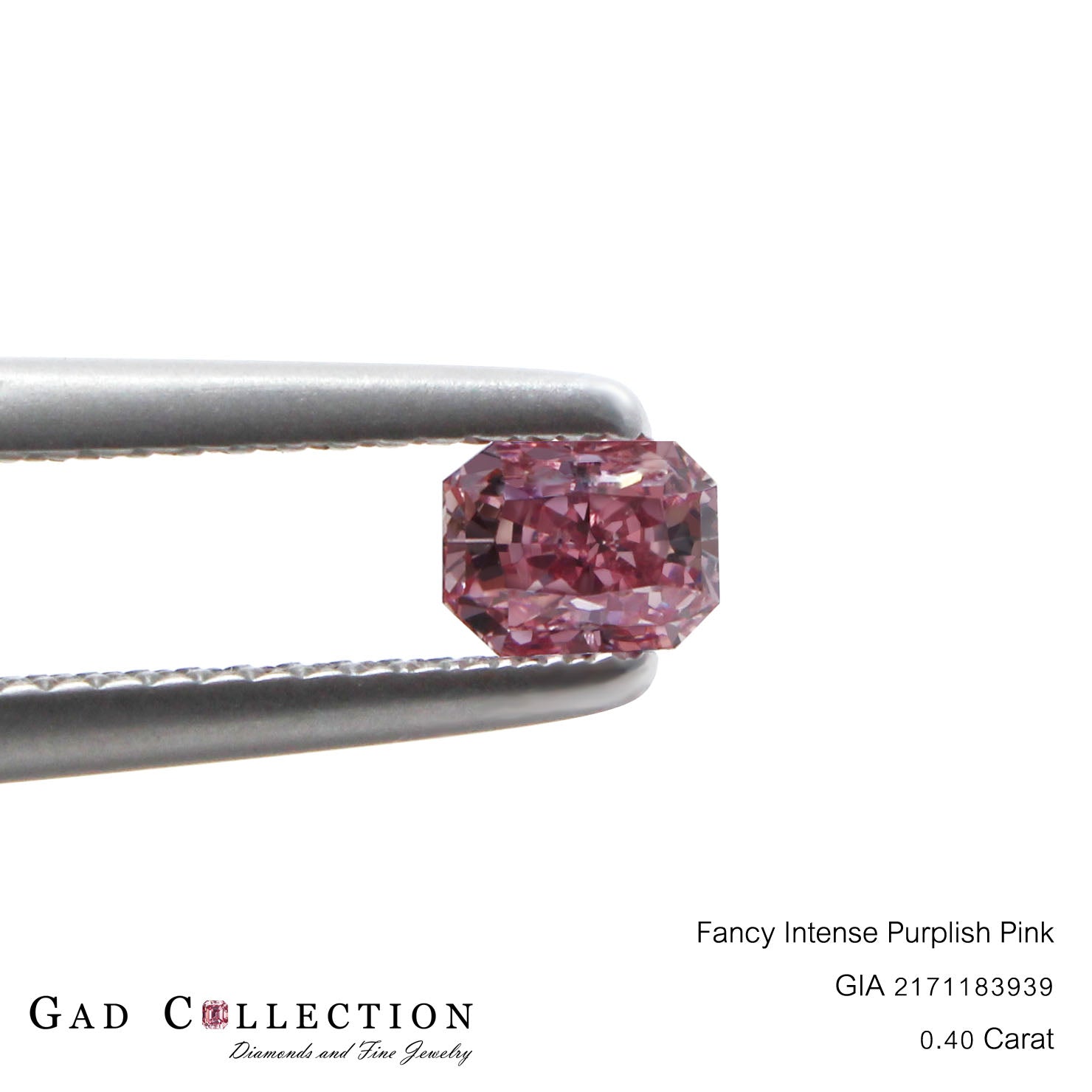 FANCY INTENSE PURPLISH PINK GIA